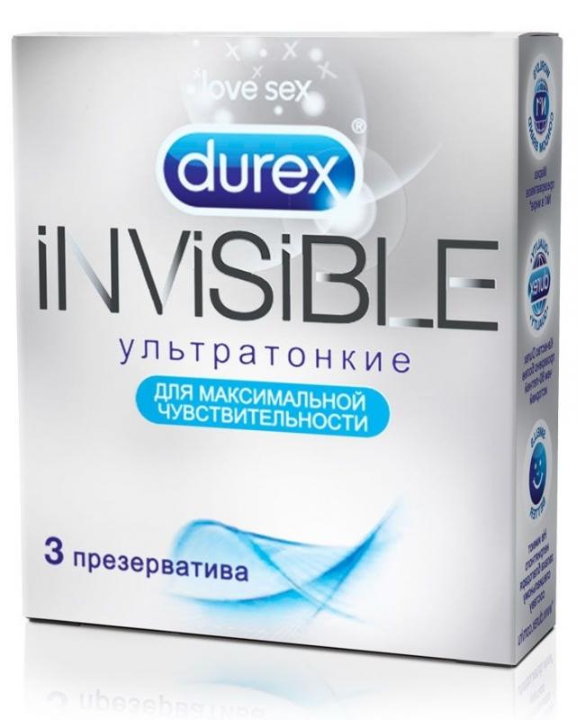 DUREX Презервативы "Invisible" N3 уп
